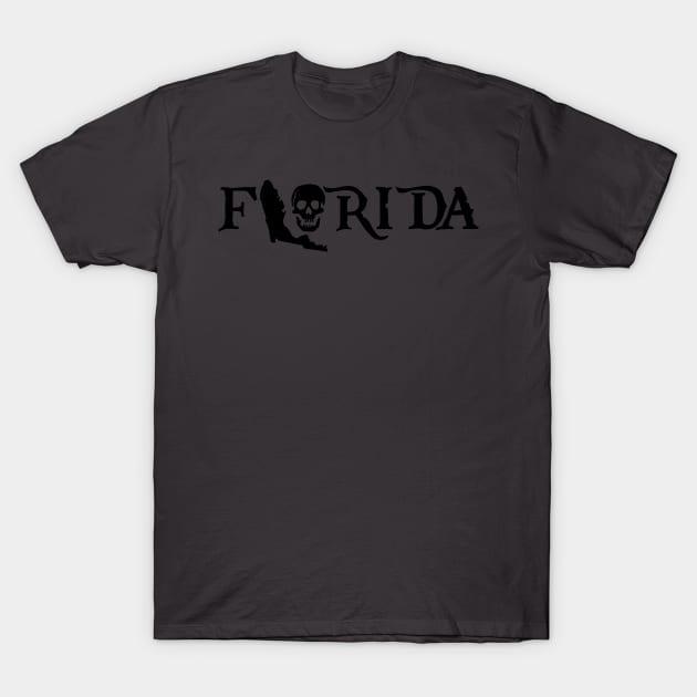 Florida Skull State T-Shirt by justin_weise